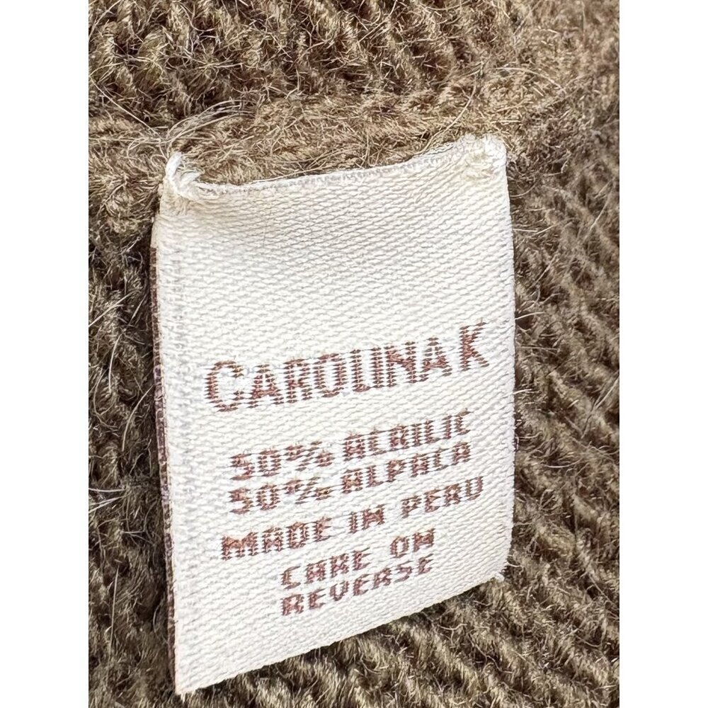 Carolina K Tuckernuck Alpaca Blend Knit Tunic Dress S Made in Peru - Picture 5 of 5